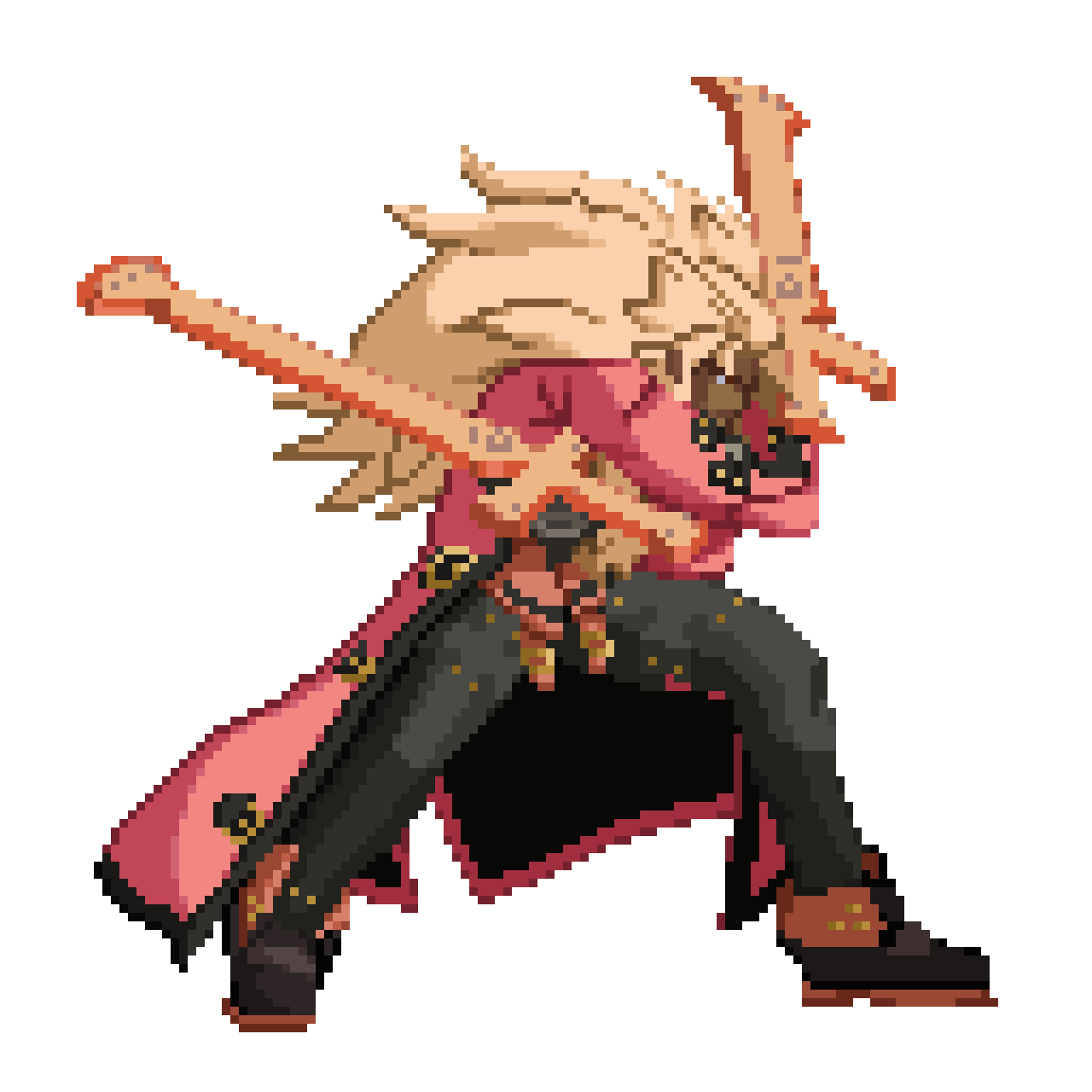 AACC style sprite of Leo Whitefang